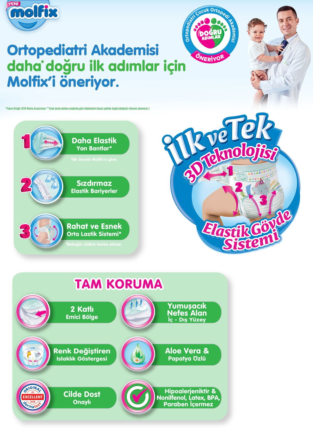 Molfix Bebek Bezi 4 Beden Maxi İkiz Paket 27 Adet