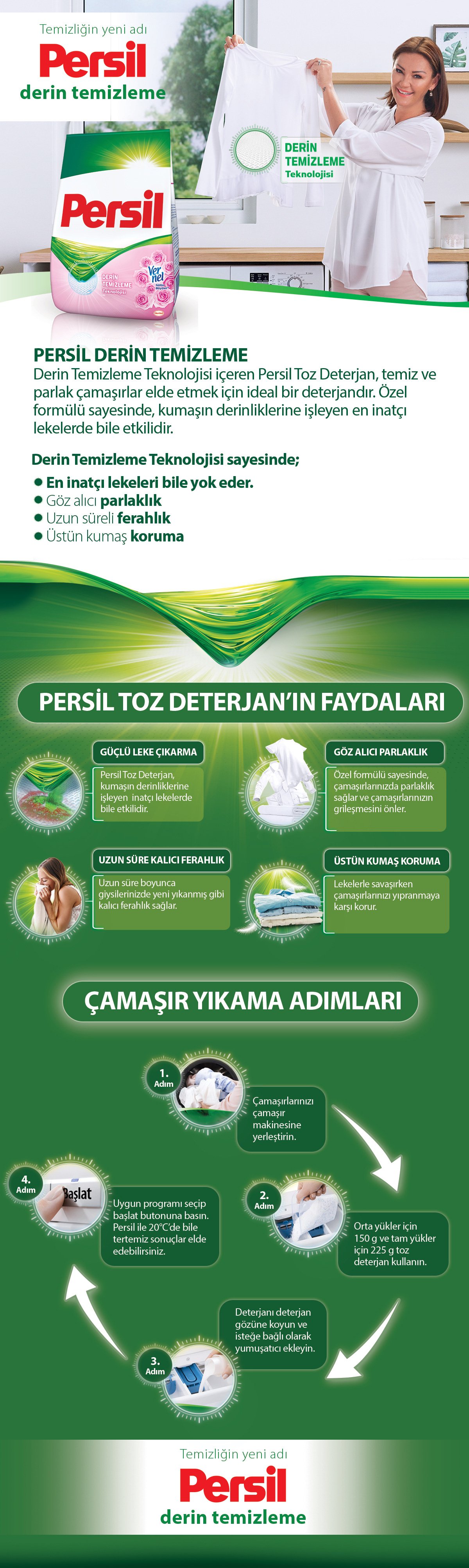 Persil Toz Deterjan Gülün Büyüsü 6 Kg